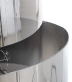 Lampara techo plata cristal/metal